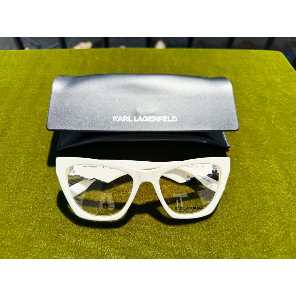 NWT Karl Lagerfeld KL6171 White Cat Eye Eyeglass Frames